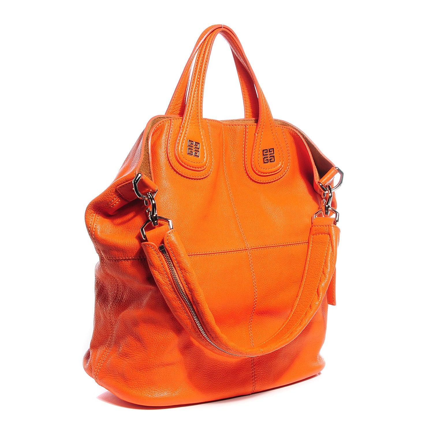 Givenchy Sugar Goatskin North South Nightingale Orange 3 of 7