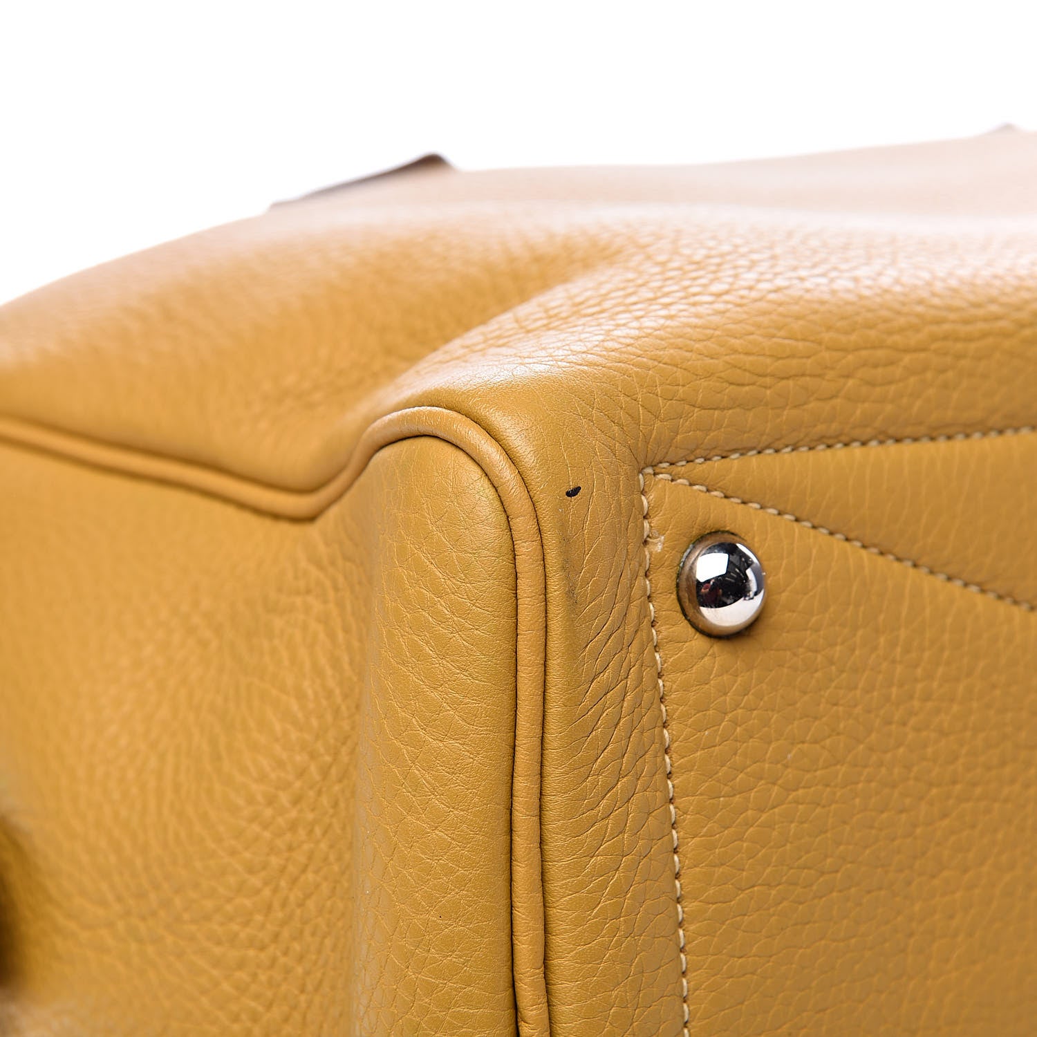 Hermes Taurillon Clemence Victoria II 35 Curry 10 of 12