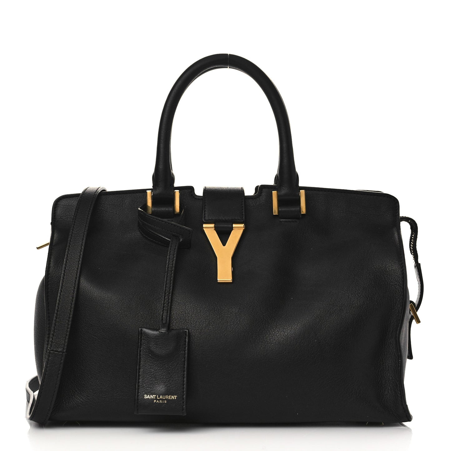 Calfskin Small Classic Y Cabas Black