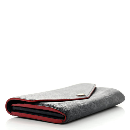 Louis Vuitton Empreinte Sarah Wallet NM Marine Rouge 4 of 14