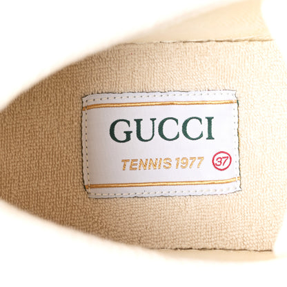 Gucci GG Monogram Womens 1977 Tennis Platform 52mm Sneakers 37 Great White Mystic White 6 of 7