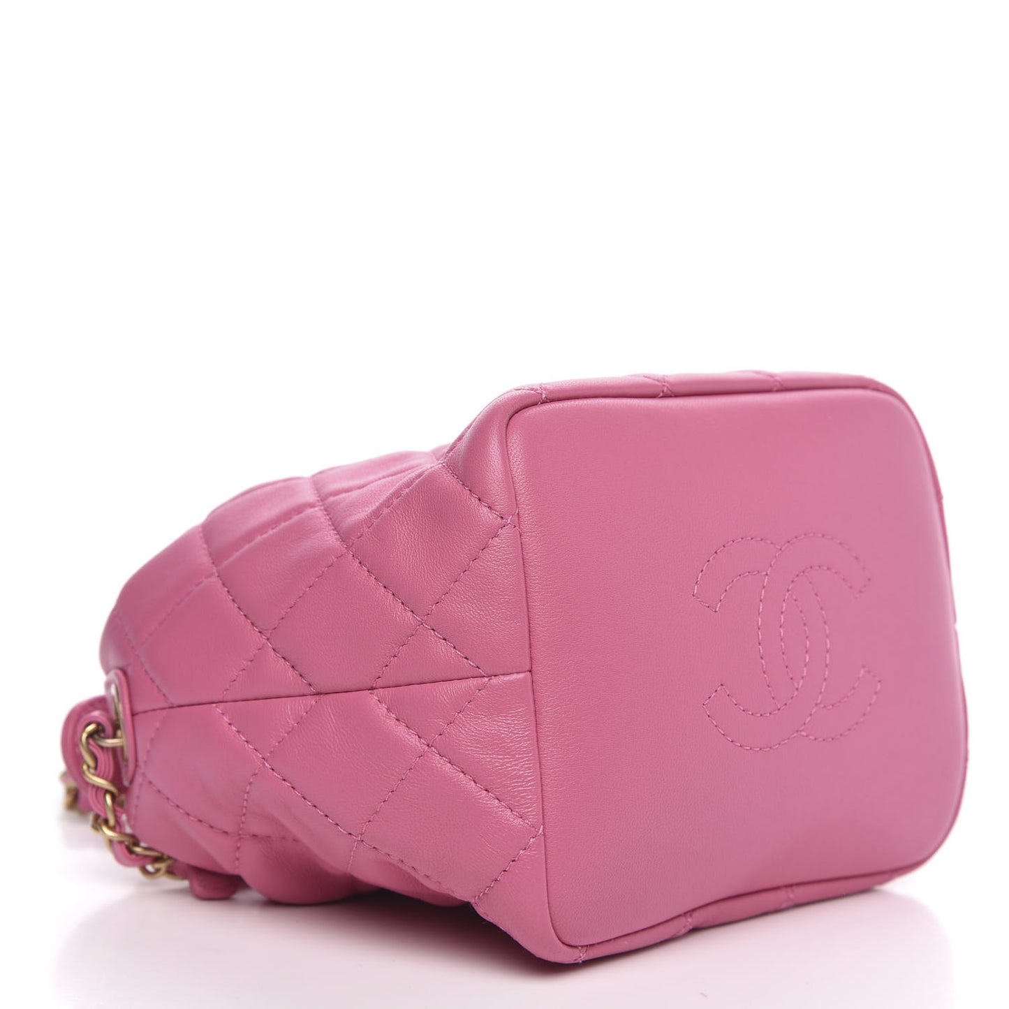 Lambskin Quilted Small Perfect Meeting Hobo Pink