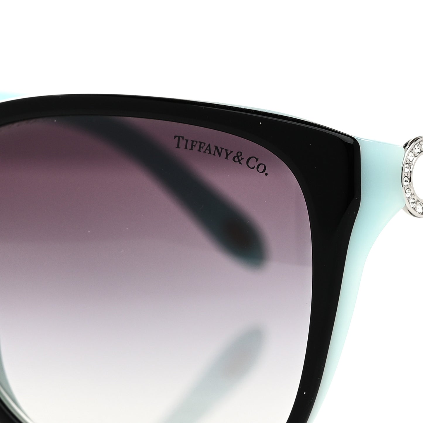 Crystal TF4111-B Infinity Sunglasses Black Blue