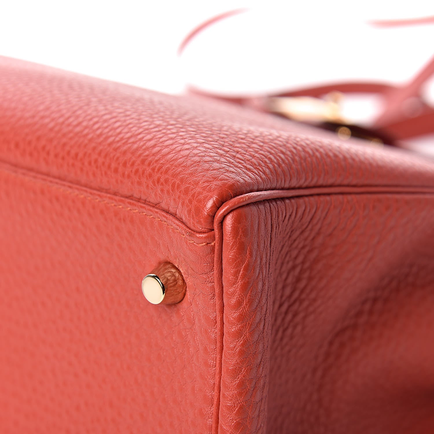 Hermes Togo Kelly Retourne 35 Vermillion 37 of 41