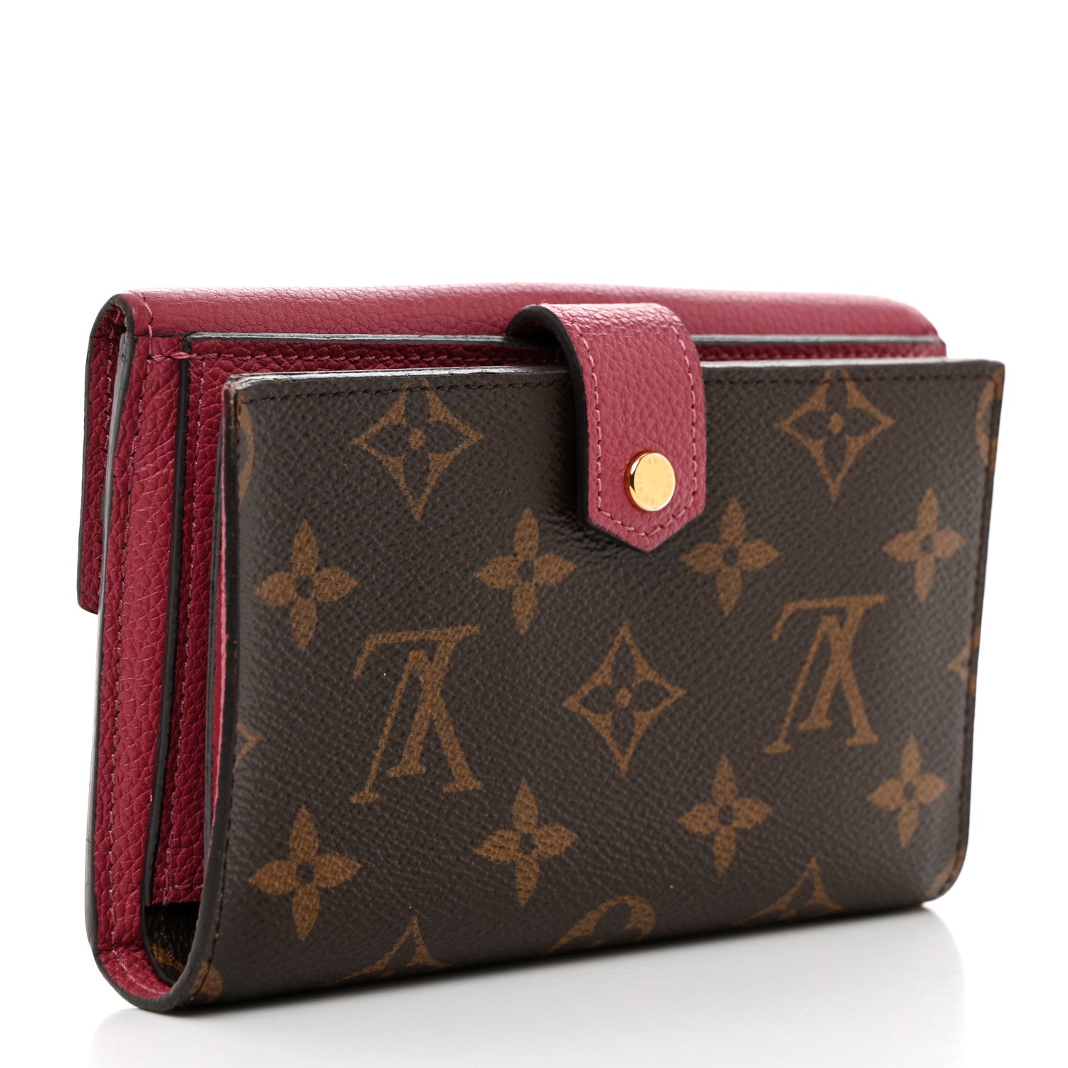Louis Vuitton Monogram Pallas Compact Wallet Dahlia 3 of 10