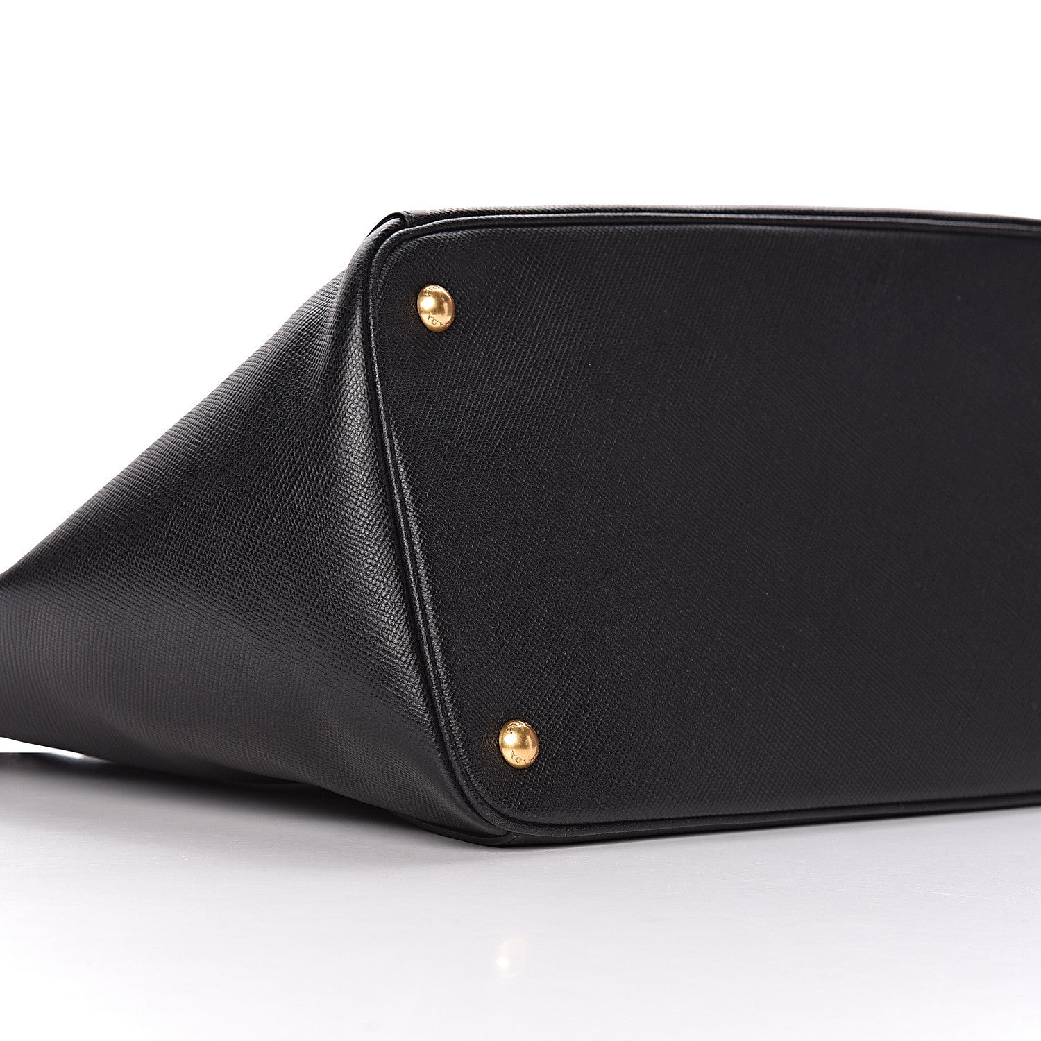 Prada Saffiano Cuir Front Pocket Tote Black 16 of 20