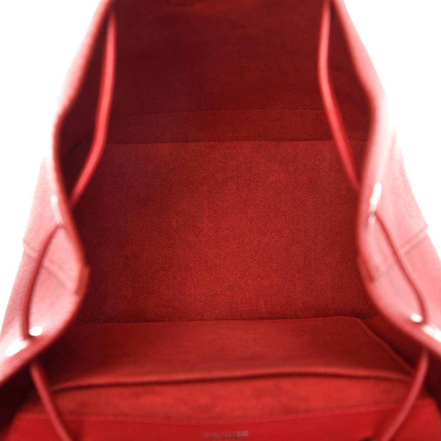 Soft Calfskin Lockme Backpack Rubis