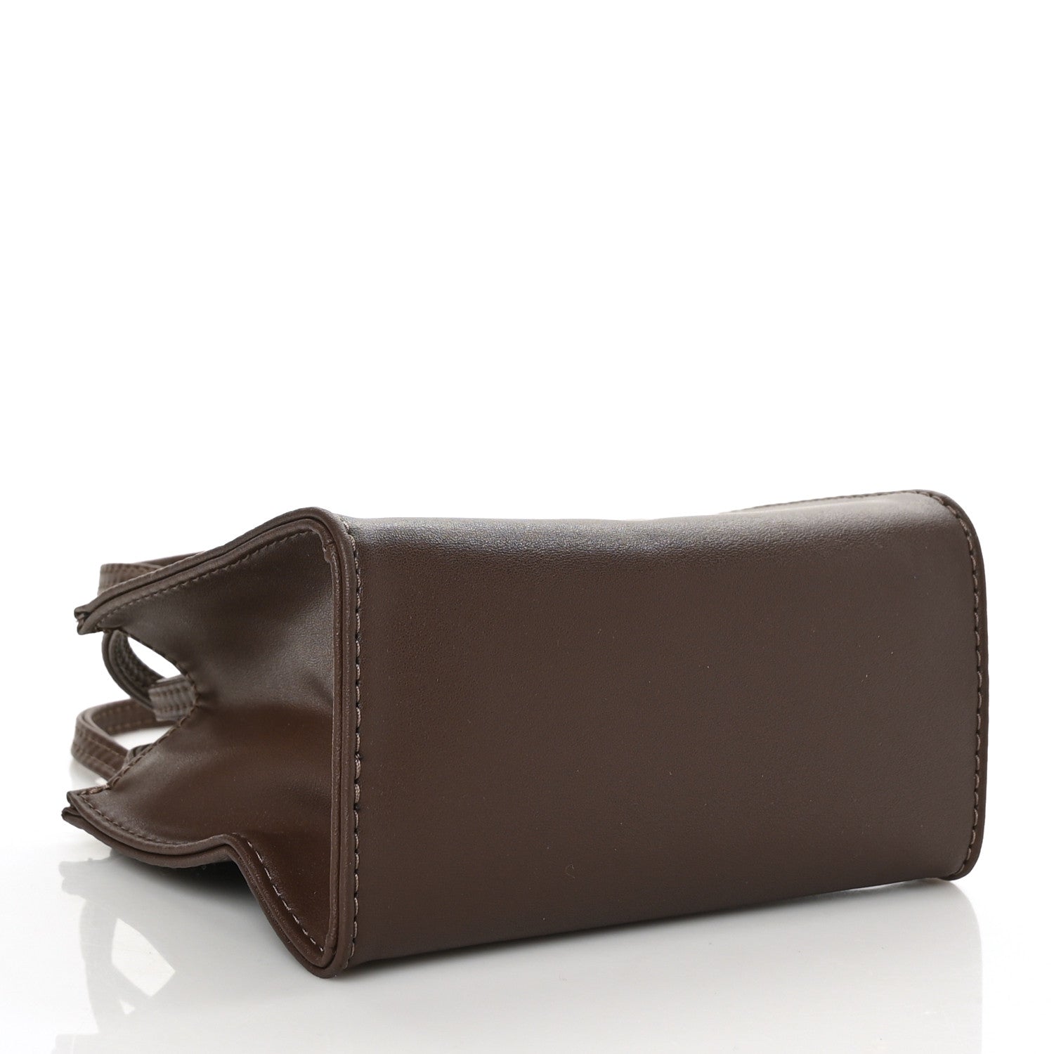 Telfar Vegan Leather Small Shopping Bag Chocolate 4 of 6