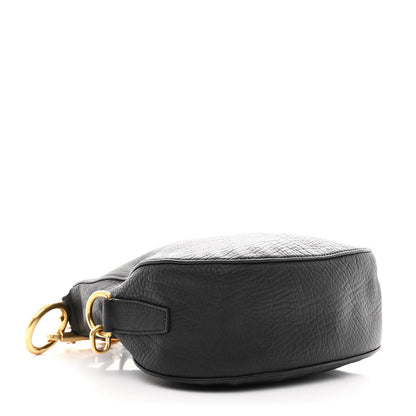 Burberry Grainy Calfskin Small Knight Bag Black 4 of 9