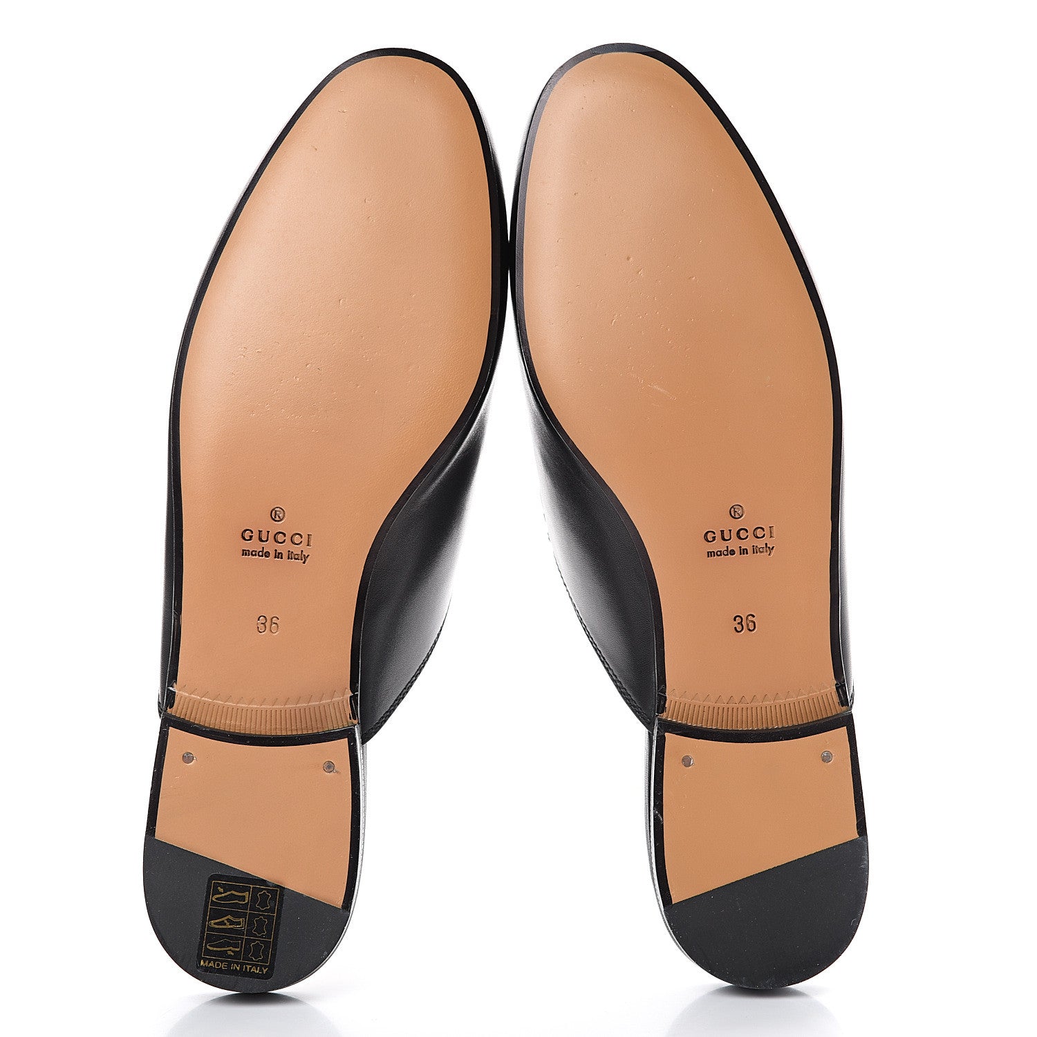 Gucci Calfskin Flower Embroidered Princetown Slippers 36 Black 5 of 10