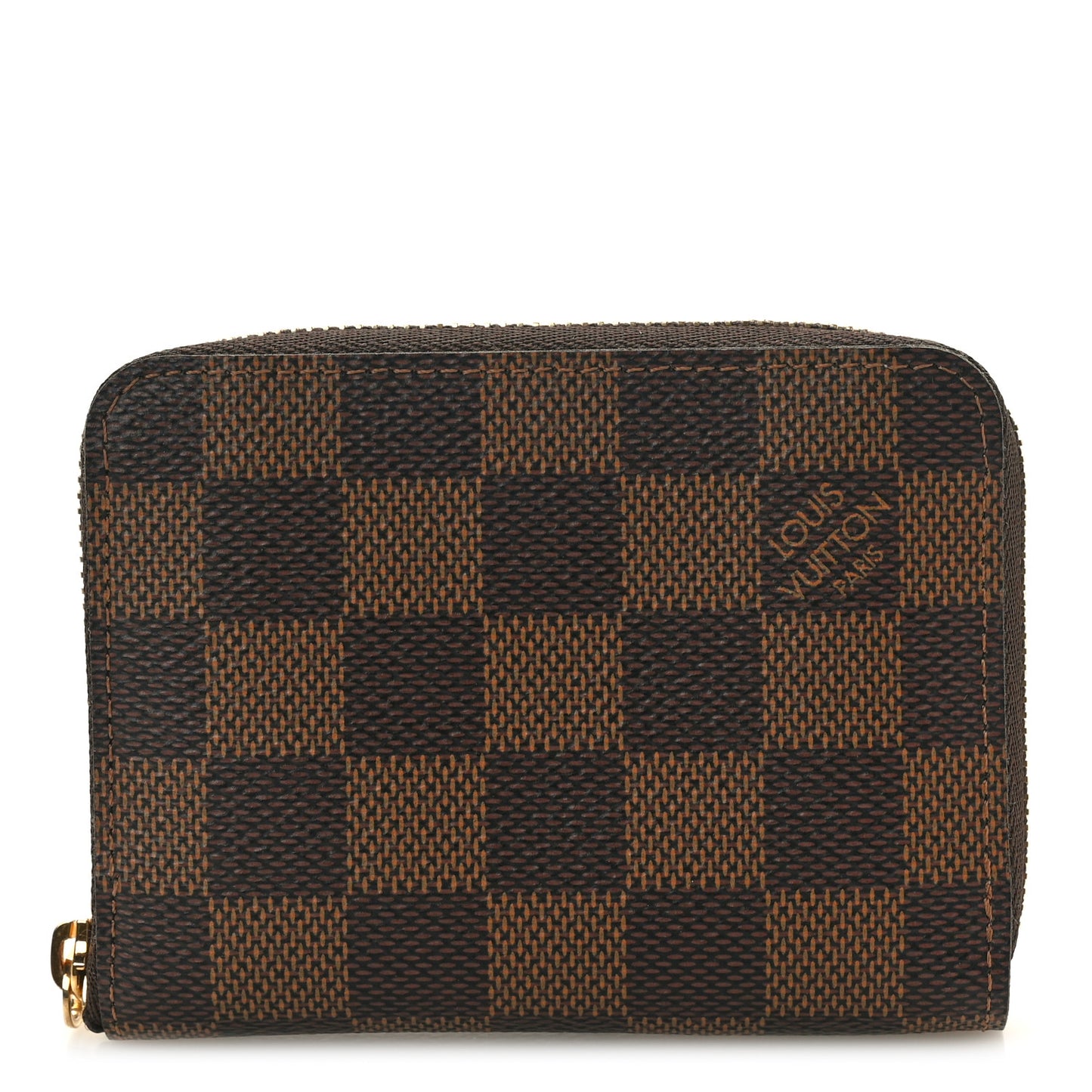 Damier Ebene Zippy Coin Purse Rose Ballerine