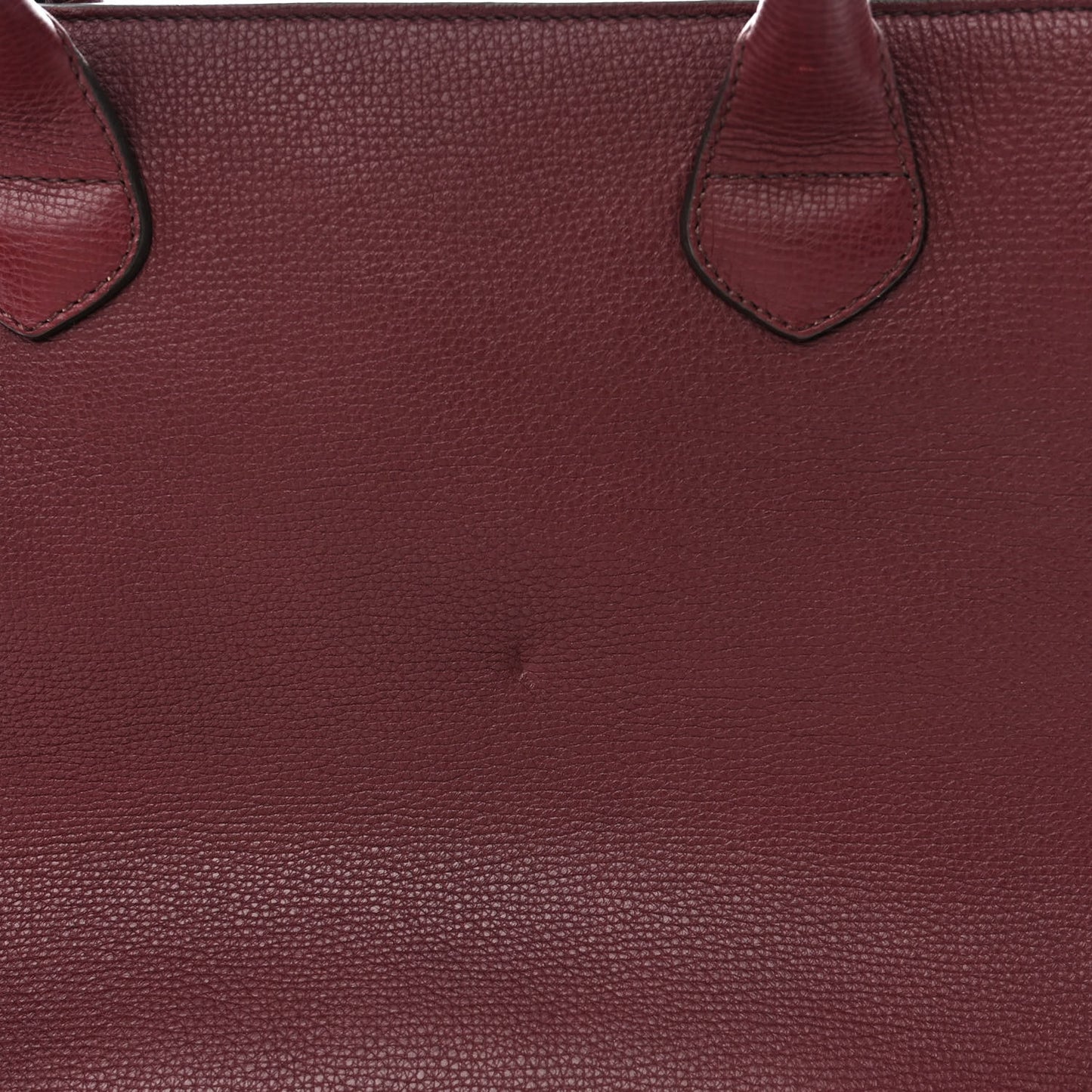 Grainy Calfskin House Check Medium Banner Tote Mahogany Red