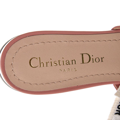 Christian Dior Patent Ribbon J'Adior Slingback Ballet Flats 37.5 Dusty Candy 7 of 9