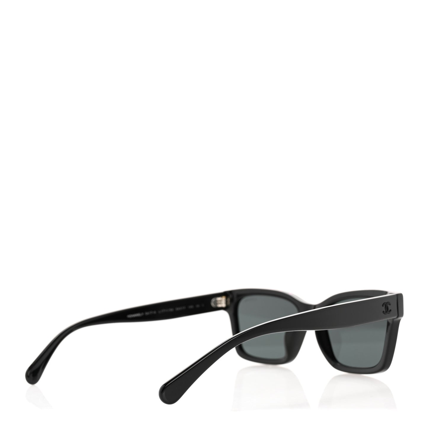 Acetate Square Sunglasses 5417-A Black