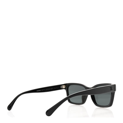 Chanel Acetate Square Sunglasses 5417-A Black 4 of 9
