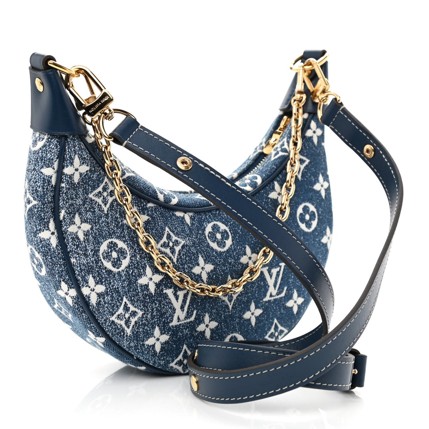 Monogram Jacquard Denim Loop Bleu