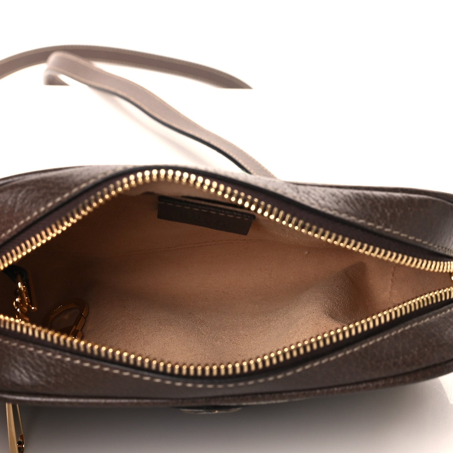 GG Supreme Monogram Web Mini Ophidia Shoulder Bag Brown