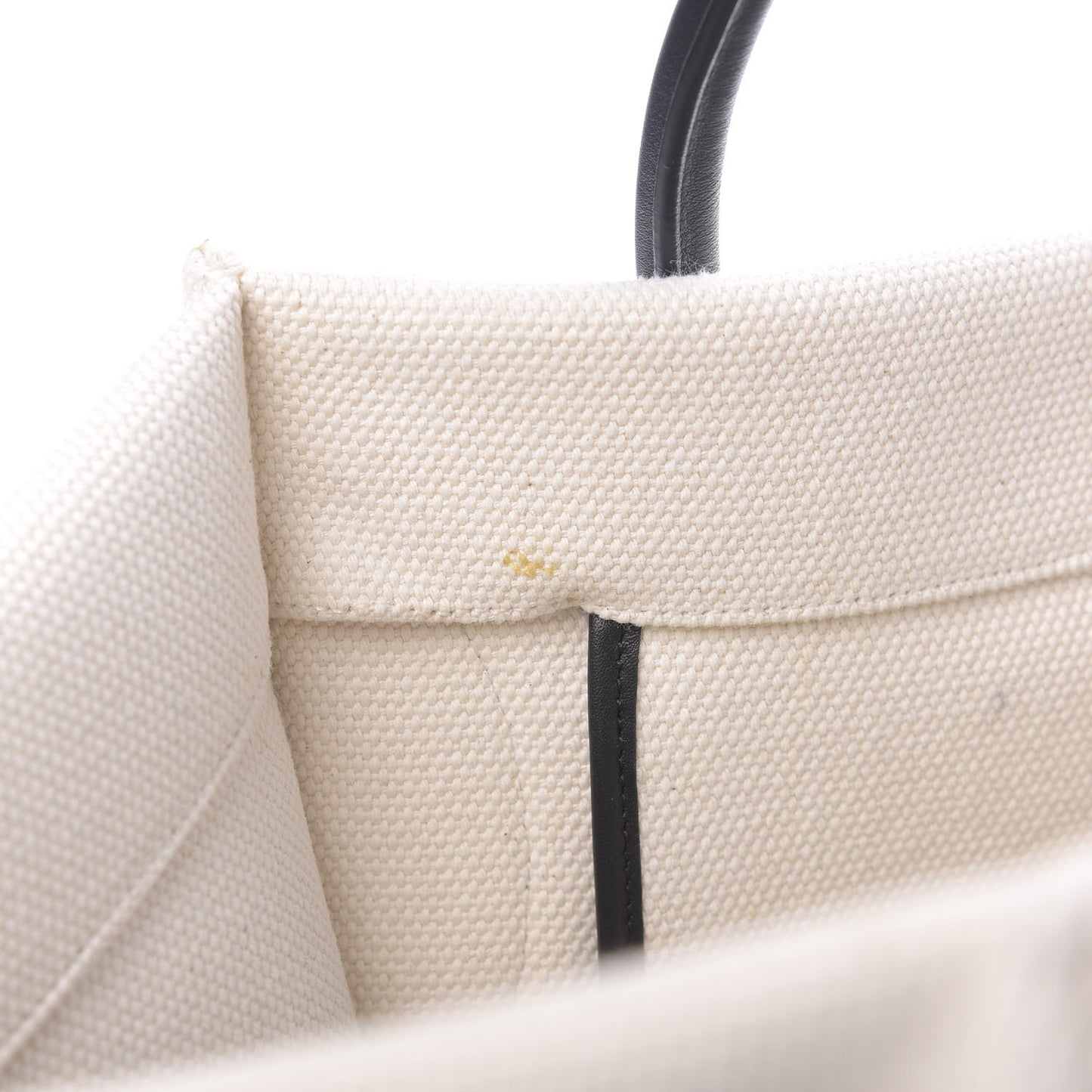 Cotton Canvas Medium Phantom Luggage White Black