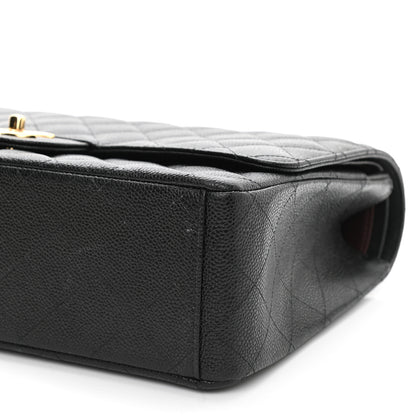 Chanel Caviar Quilted Maxi Double Flap Black 10 of 10