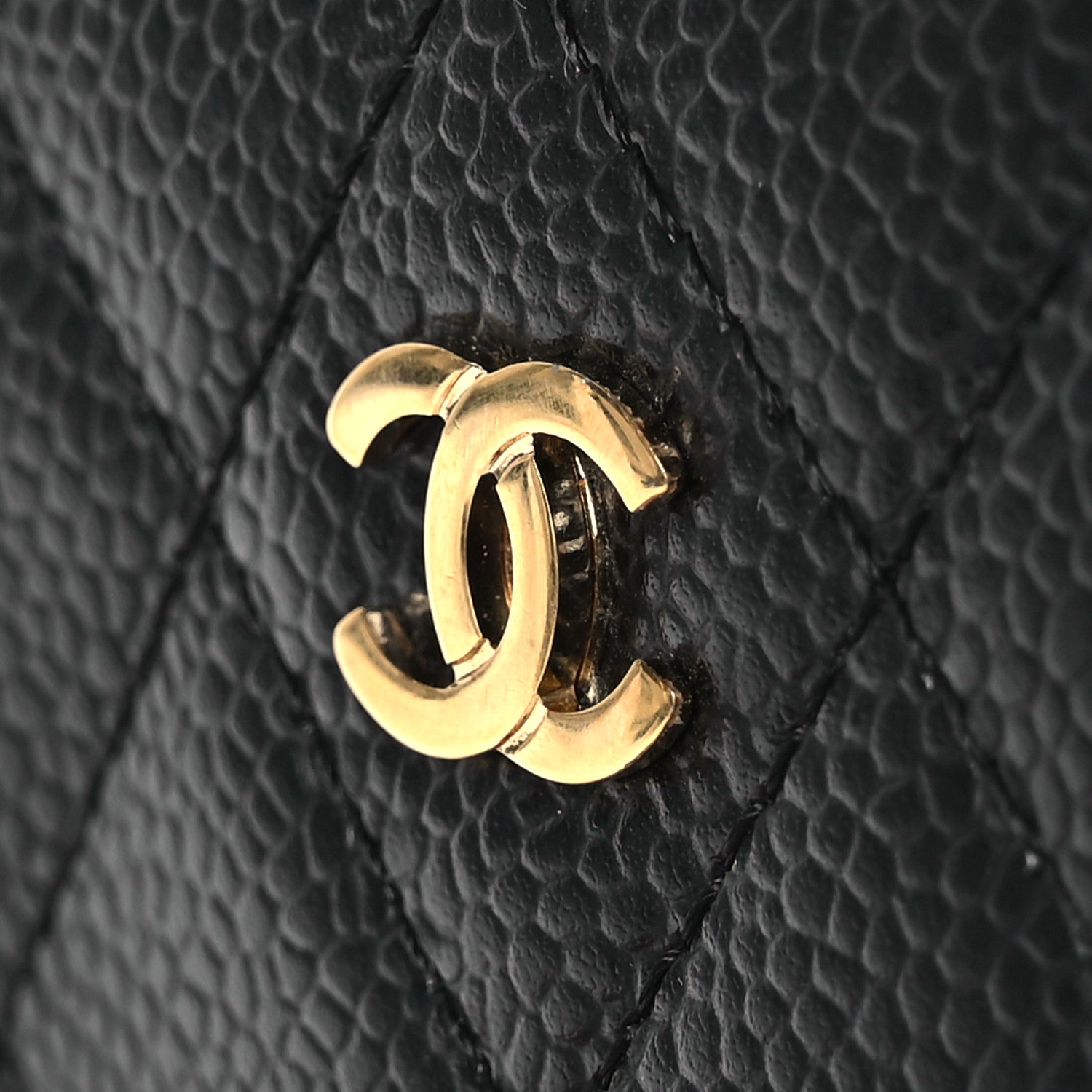 Chanel Caviar Quilted Card Holder Black 10 of 11