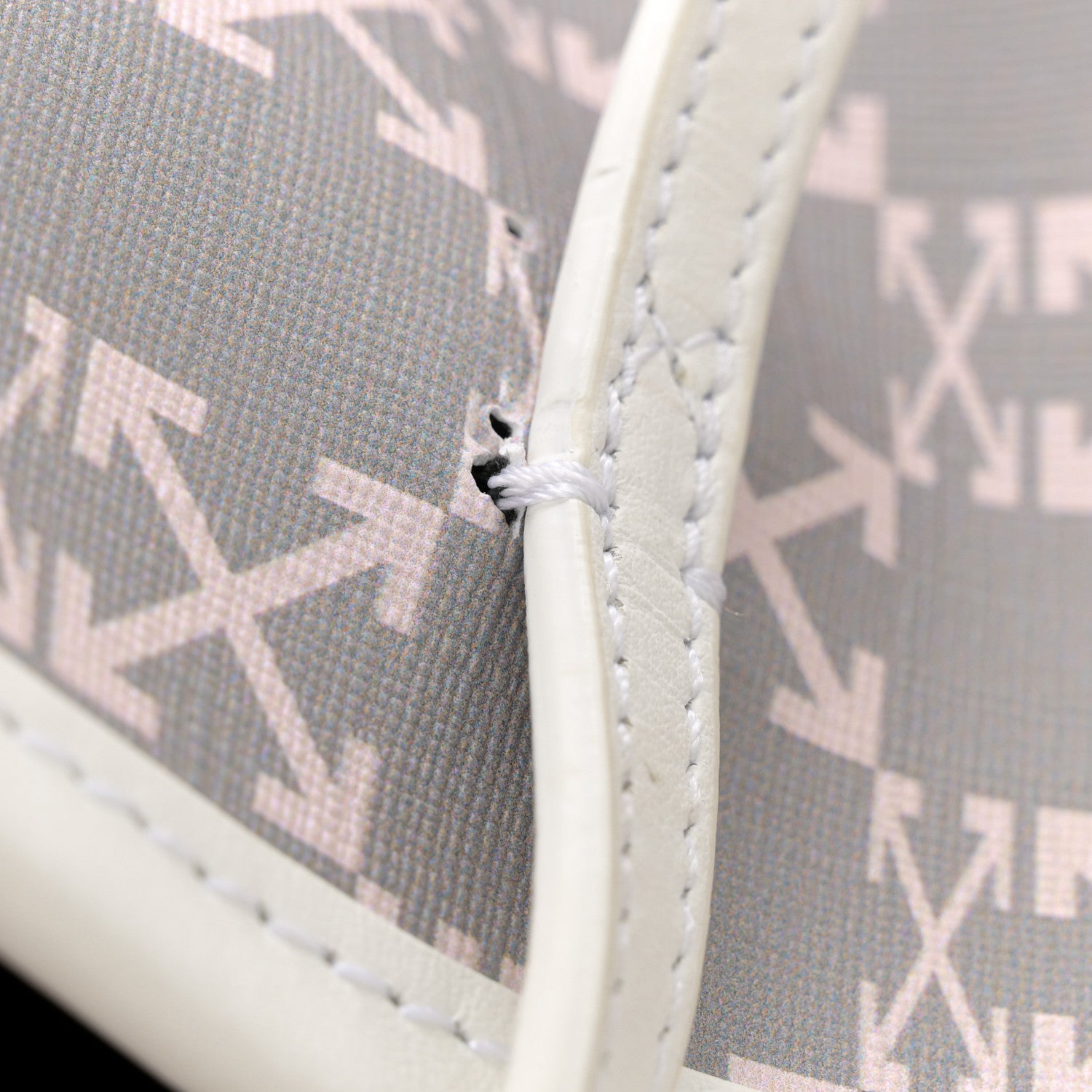 Off-White Coated Canvas Arrow Print Day Off Tote Bag White 14 of 16