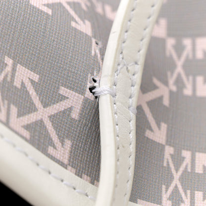 Off-White Coated Canvas Arrow Print Day Off Tote Bag White 14 of 16
