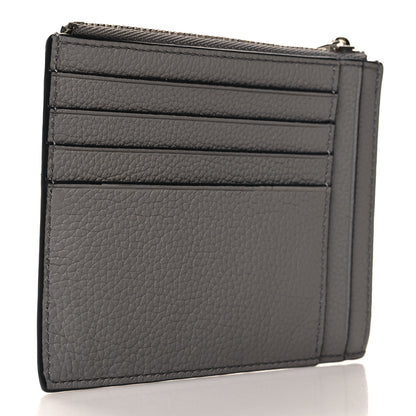 Loewe Soft Grained Calfskin Large Square Coin Cardholder Stone Blue Pearl Grey 3 of 8