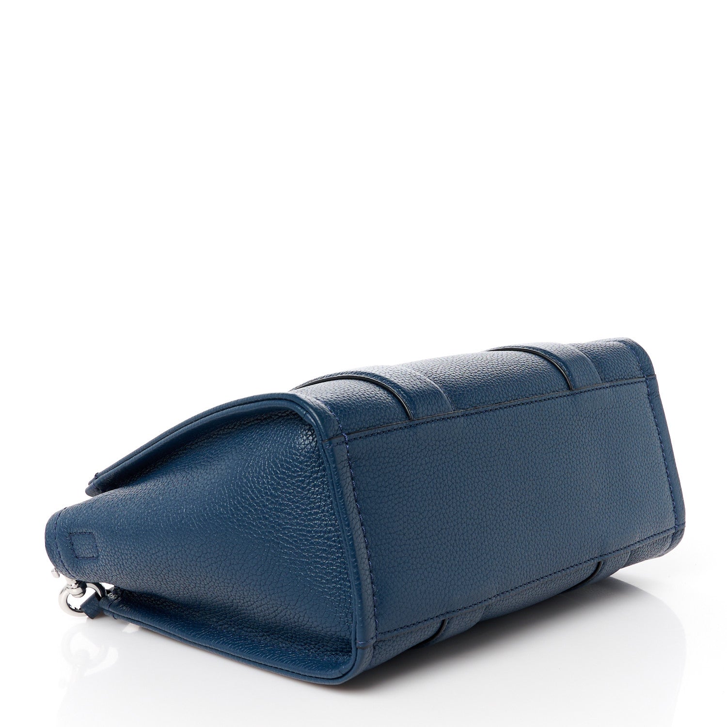 Marc Jacobs Grained Calfskin Small The Tote Bag Blue Sea 4 of 12