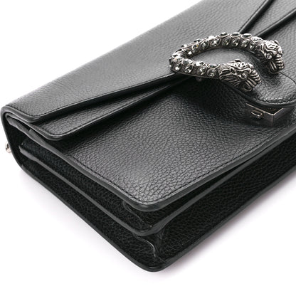 Gucci Pebbled Calfskin Small Dionysus Shoulder Bag Black 11 of 14