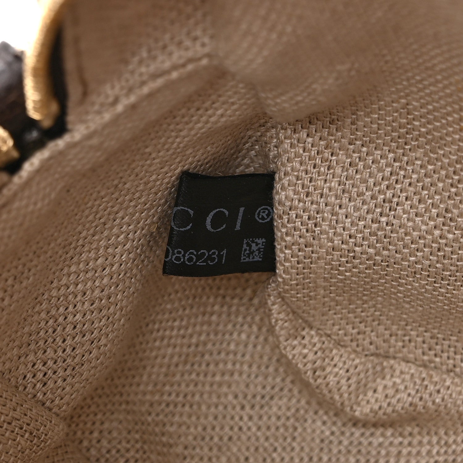 Gucci GG Supreme Monogram Web Small Webby Bee Shoulder Bag Dark Brown 8 of 12