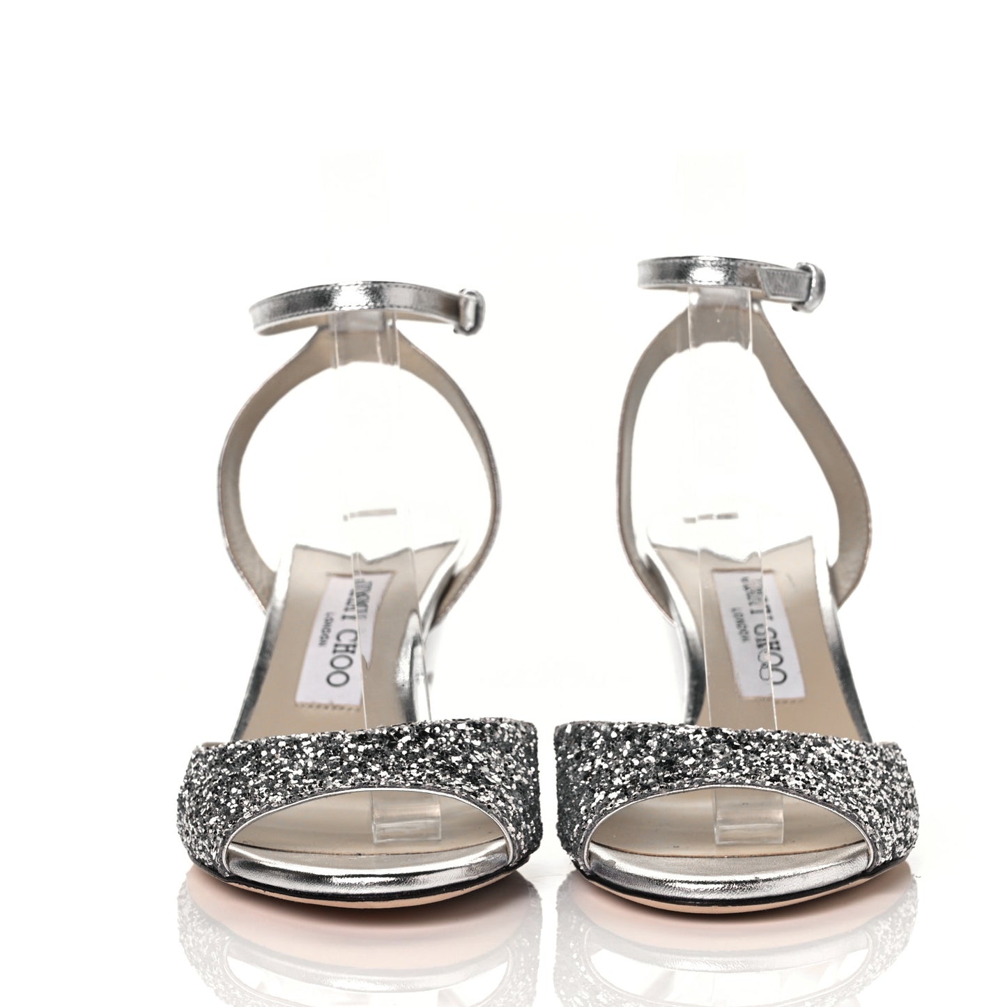 Coarse Glitter Miranda Sandals 39 Silver