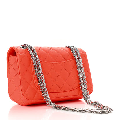 Chanel Goatskin Quilted 2.55 Reissue Mini Flap Orange 3 of 10