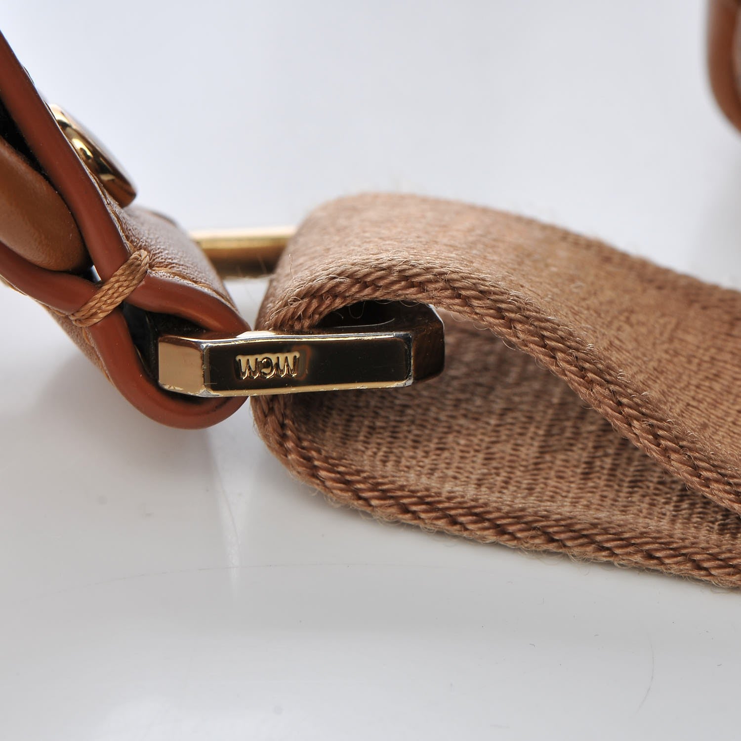 MCM Visetos Medium Stark Backpack Cognac 15 of 15