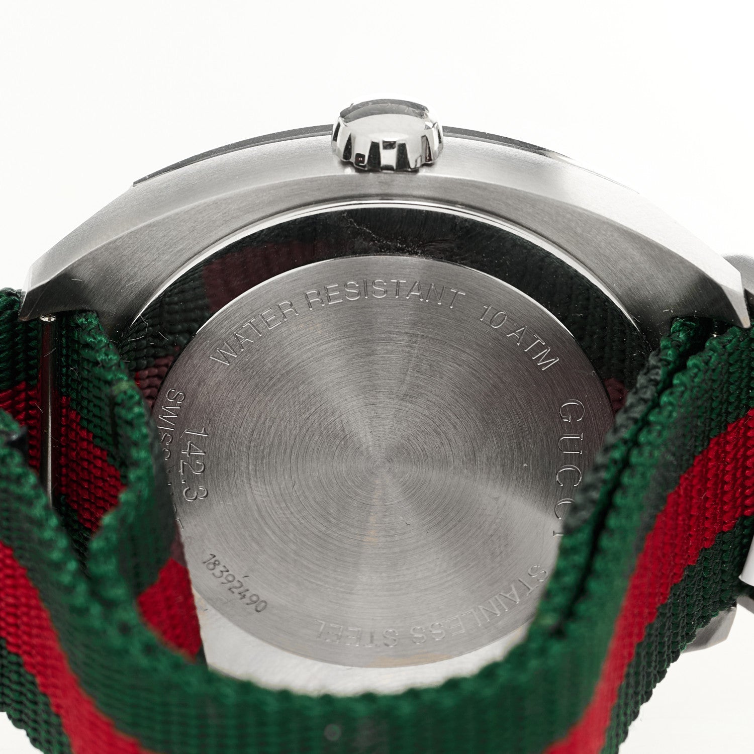 Gucci Stainless Steel Nylon 41mm GG2570 Quartz Watch Black 4 of 4