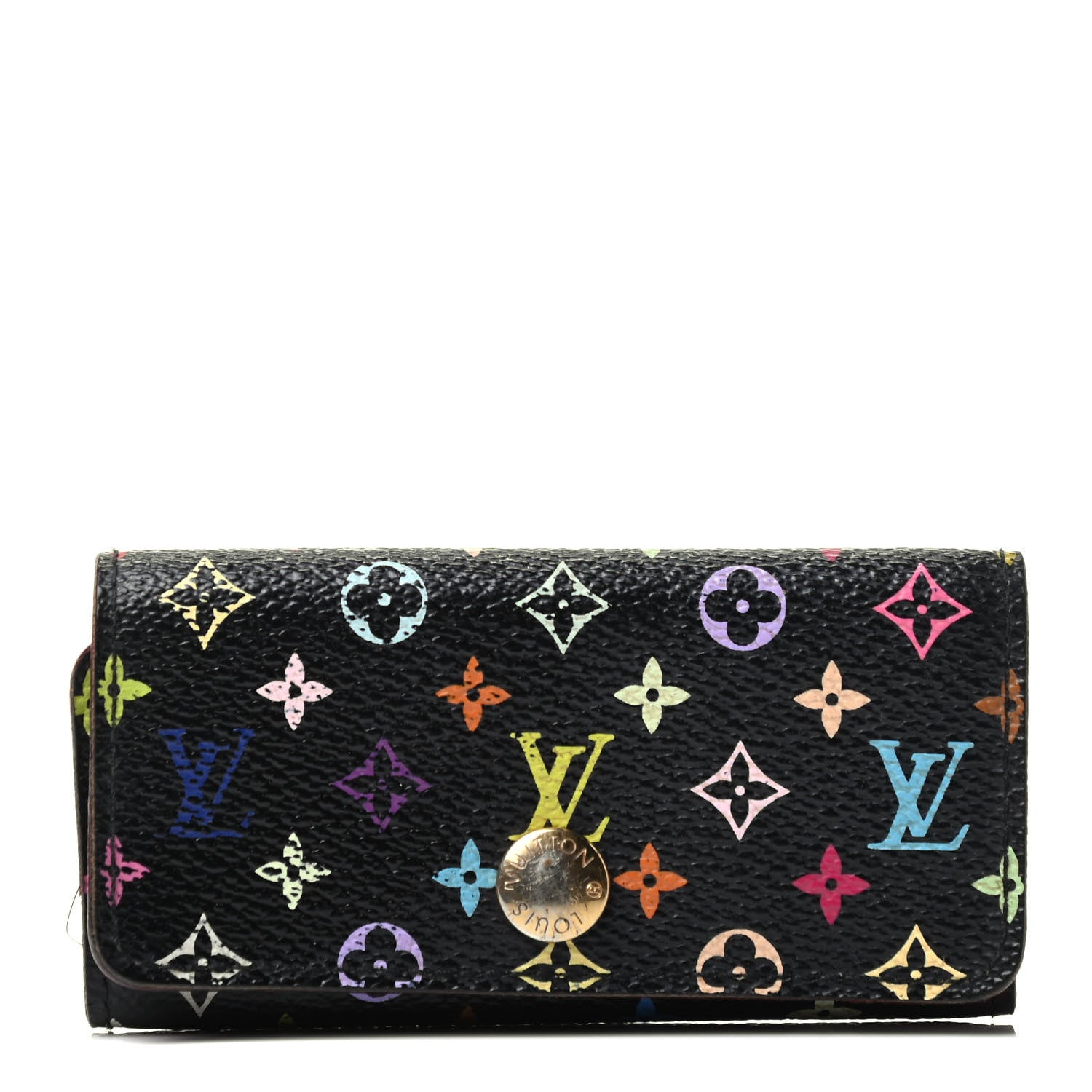 Louis Vuitton Monogram Multicolor Multicles 4 Key Holder Black 1 of 4
