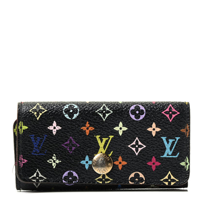 Louis Vuitton Monogram Multicolor Multicles 4 Key Holder Black 1 of 4