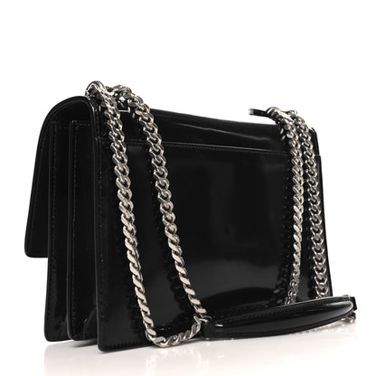 Saint Laurent Glazed Calfskin Medium Monogram Sunset Black 3 of 9