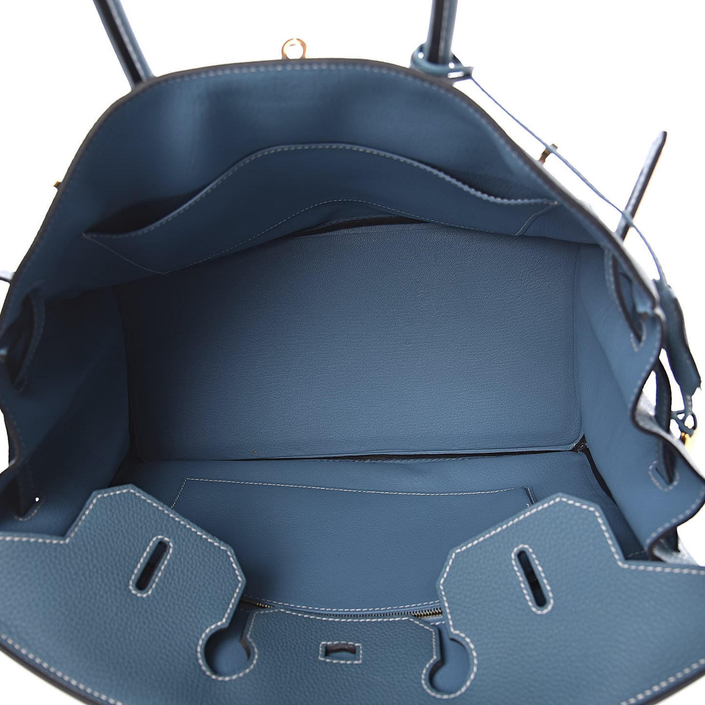 Togo Birkin 35 Blue Jean