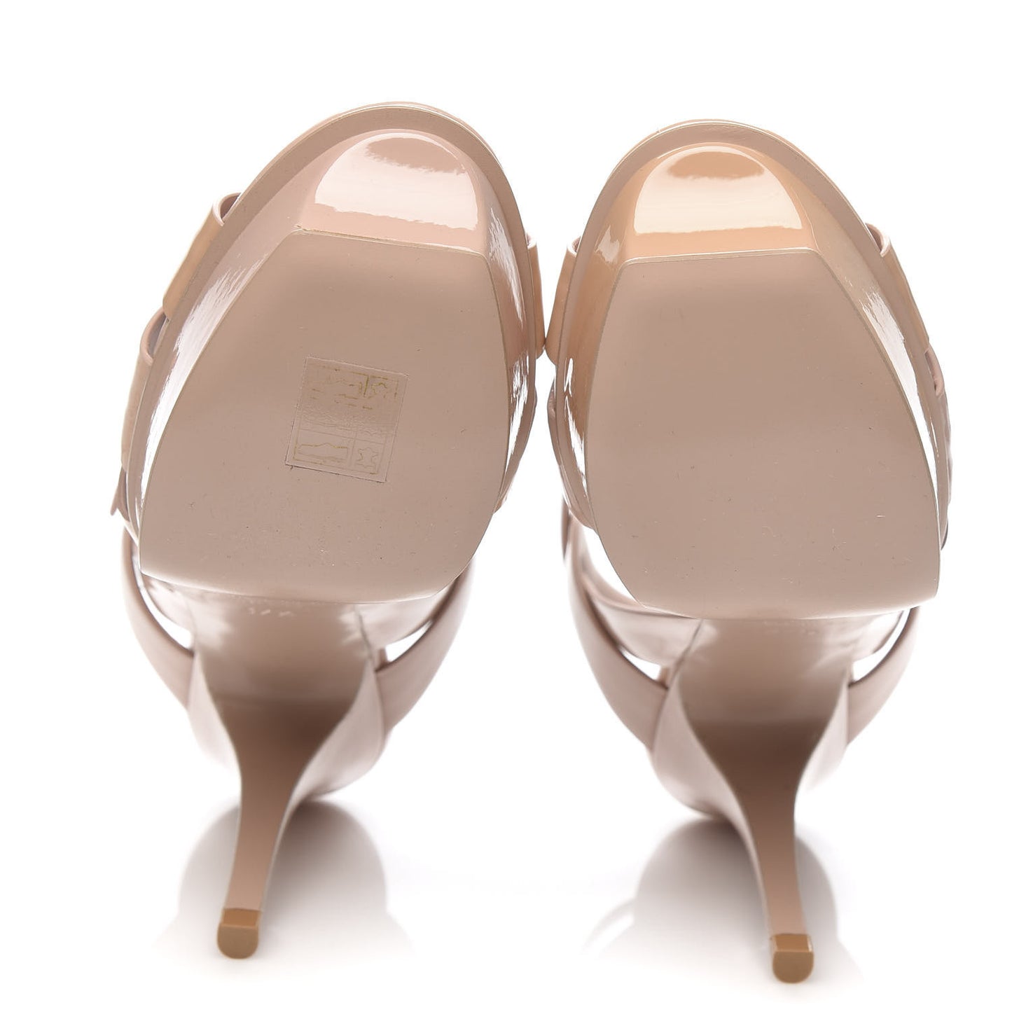 Patent Tribute 75 Platform Sandals 37.5 Pale Pink