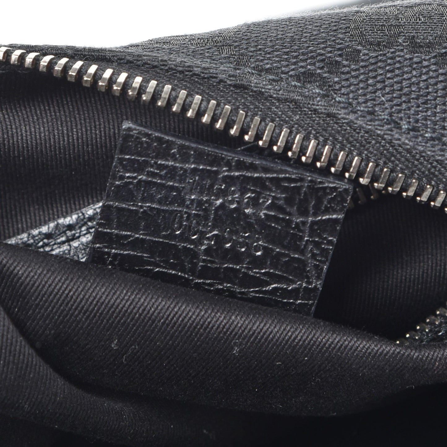 Monogram Medium Horsebit Chain Hobo Black
