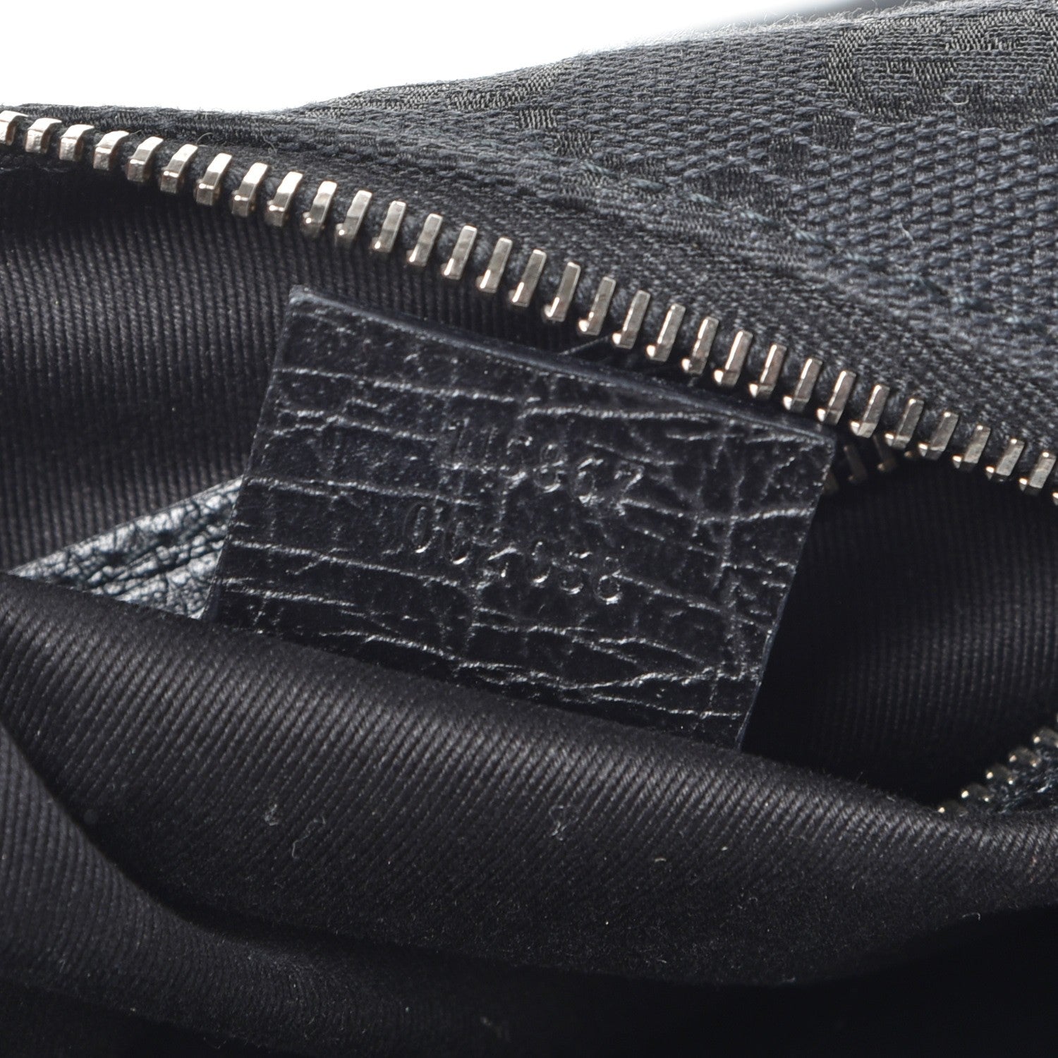 Gucci Monogram Medium Horsebit Chain Hobo Black 7 of 12