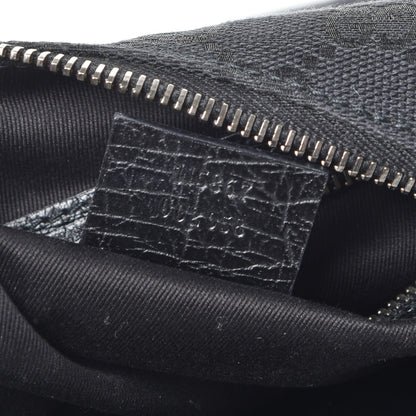 Gucci Monogram Medium Horsebit Chain Hobo Black 7 of 12