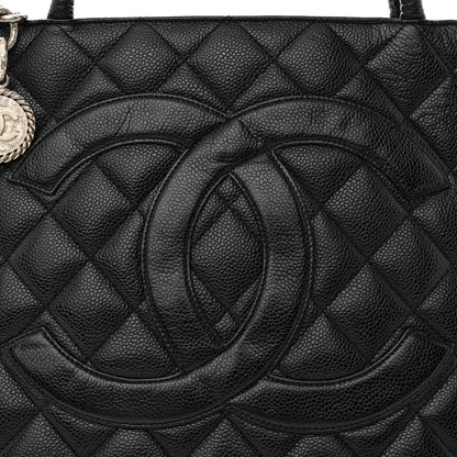 Chanel Caviar Quilted Medallion Tote Black 8 of 10