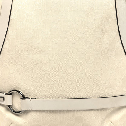 Gucci Monogram Calfskin Tote White 8 of 13