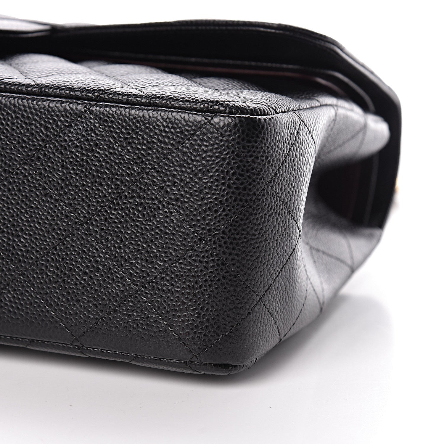 Chanel Caviar Quilted Jumbo Double Flap Black 10 of 11