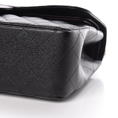 Chanel Caviar Quilted Jumbo Double Flap Black 10 of 11