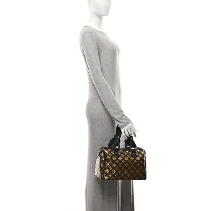 Louis Vuitton Monogram Sequins Eclipse Speedy 28 Gold 2 of 10