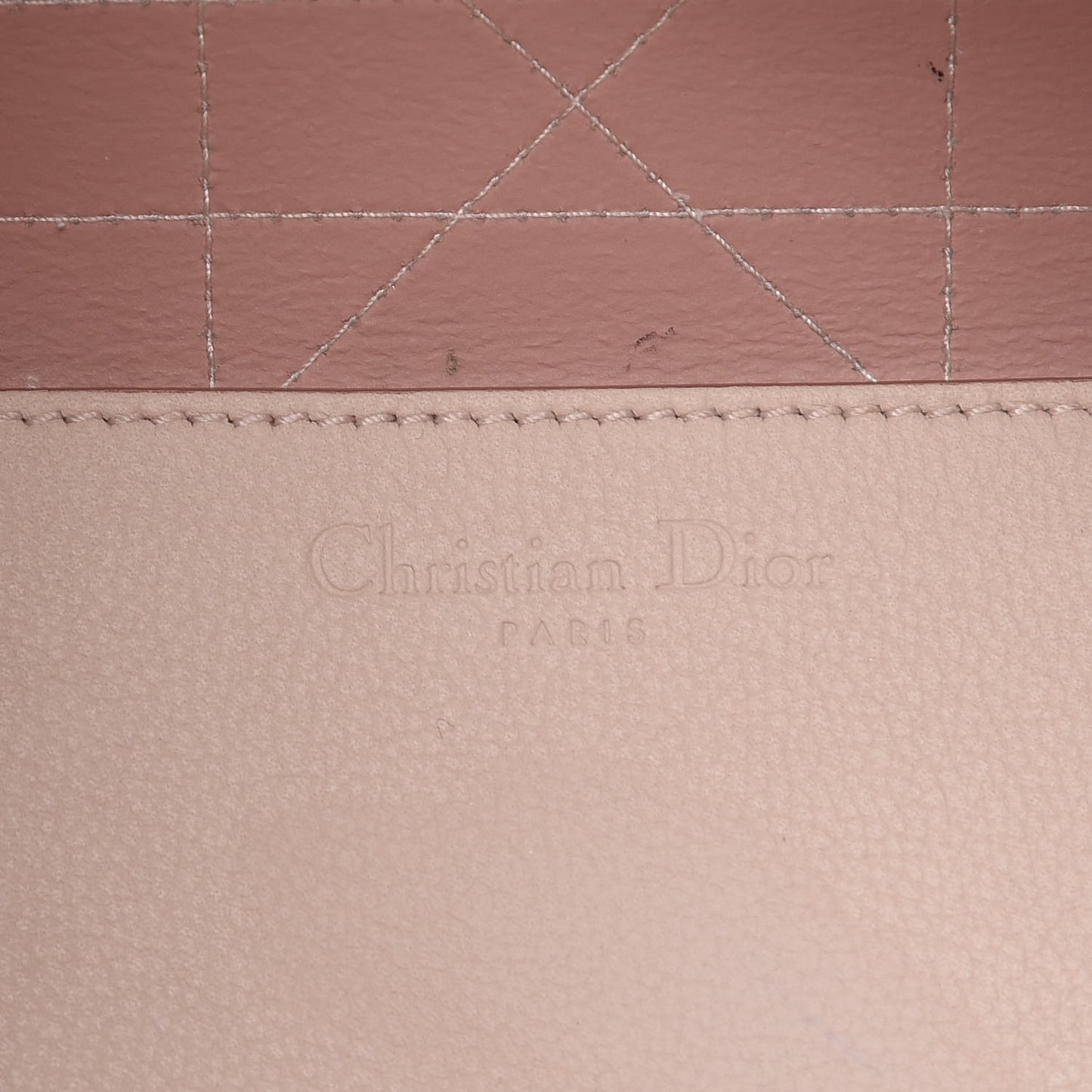 Grained Calfskin Cannage Medium Ultradior Tote Rose Poudre
