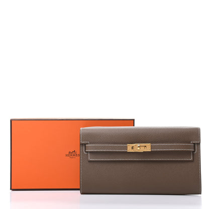 Hermes Epsom Kelly Wallet To Go Etoupe 7 of 7