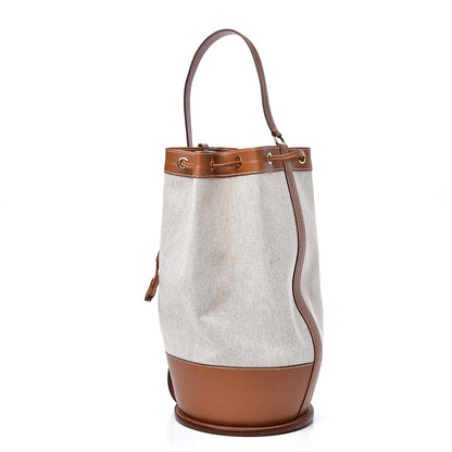 Hermes Courchevel Toile Standy Gold Natural 2 of 11